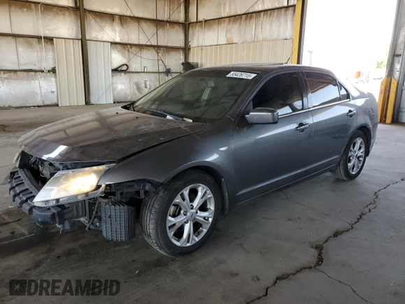 2012 Ford Fusion SE with VIN 3FAHP0HA2CR270059, listed as a Copart auction lot 55426715 with 195,405 mi miles and Salvage Title. Bid and sale history available at DreamBid. Image 1.