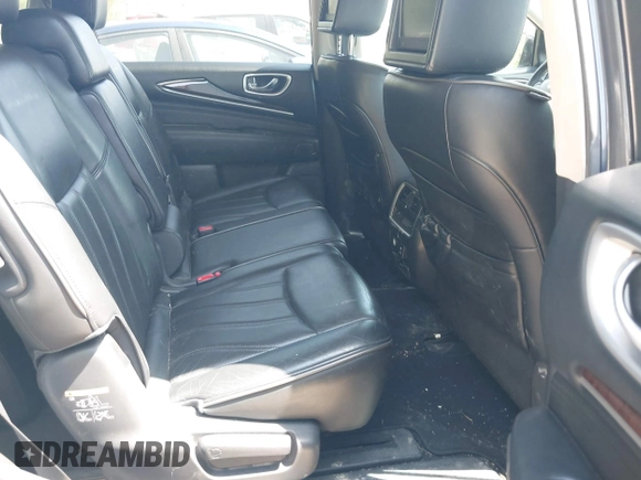 2013 Infiniti JX35 with VIN 5N1AL0MM1DC306701, listed as a IAAI auction lot 42131992 with 177,357 mi miles. Bid and sale history available at carsss.com. Image 8.