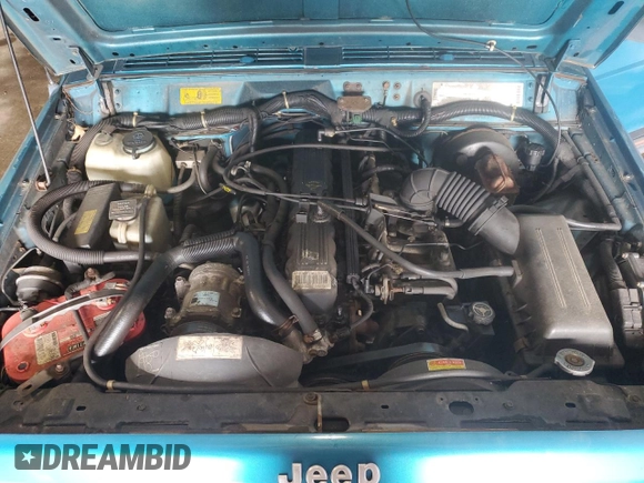 1994 Jeep Cherokee Sport with VIN 1J4FJ68S5RL109124, listed as a Copart auction lot 85524644 with 369,388 mi miles and Salvage title. Bid and sale history available at DreamBid. Image 12.