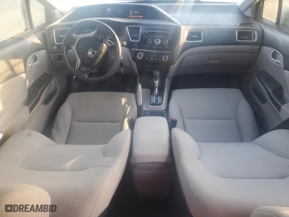 2013 Honda Civic Sdn LX with VIN 19XFB2F54DE252639, listed as a Copart auction lot 48790465 with 157,602 mi miles and Salvage Title. Bid and sale history available at carsss.com. Image 8.