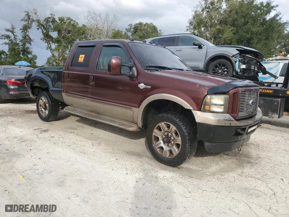 2004 Ford Super Duty F-250 XL with VIN 1FTNW21L24EA71976, listed as a Copart auction lot 80141544 with 268,135 mi miles and Salvage Title. Bid and sale history available at carsss.com. Image 4.