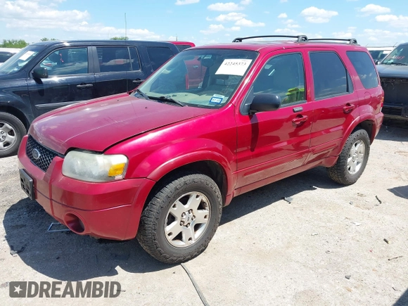 2006 Ford Escape Limited with VIN 1FMCU04116KA47826, listed as a IAAI auction lot 42245373 with 283,827 mi miles and . Bid and sale history available at DreamBid. Image 2.