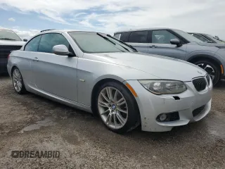 2012 BMW 3 Series 335i with VIN WBADX7C59CE744682, listed as a Copart auction lot 74878334 with Not provided miles and Salvage title. Bid and sale history available at DreamBid. Image 4.