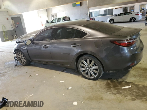 2021 Mazda 6 Grand Touring Reserve with VIN JM1GL1WY4M1618379, listed as a Copart auction lot 53128104 with 19,646 mi miles and Salvage Title. Bid and sale history available at DreamBid. Image 2.