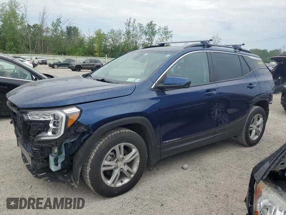 2022 GMC Terrain SLE с VIN 3GKALTEV3NL256939, выставлен на аукционе Copart как лот 62151225 с пробегом 53 468 миль миль и Списание • Salvage title. История ставок и продаж доступна на DreamBid. Изображение 1.