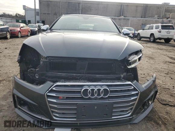 2019 Audi S5 Prestige z VIN WAUR4AF58KA061529, wystawiony jako Copart lot #85238534 z przebiegiem 51 373 mil mil oraz Szkoda całkowita • Salvage title. Historia ofert i sprzedaży dostępna na DreamBid. Obrazek 5.