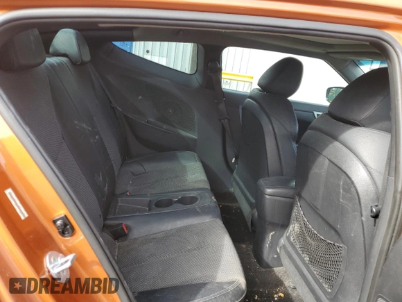 2014 Hyundai Veloster with VIN KMHTC6AD6EU185899, listed as a Copart auction lot 49871335 with 112,787 mi miles and Salvage Title. Bid and sale history available at carsss.com. Image 11.