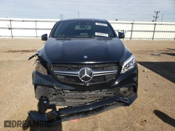 2016 Mercedes-Benz GLE 63 S AMG with VIN 4JGED7FB5GA024273, listed as a Copart auction lot 56300074 with 37,333 mi miles and Salvage title. Bid and sale history available at DreamBid. Image 5.