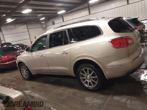 2014 Buick Enclave Leather with VIN 5GAKVBKD9EJ117343, listed as a IAAI auction lot 41219344 with 152,195 mi miles and . Bid and sale history available at DreamBid. Image 14.