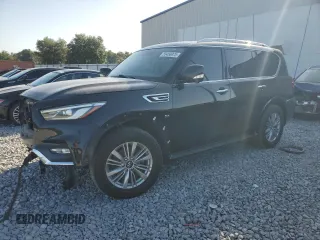 2018 Infiniti QX80 with VIN JN8AZ2NFXJ9664603, listed as a Copart auction lot 55458975 with 189,529 mi miles and Clean Title. Bid and sale history available at DreamBid. Image 1.