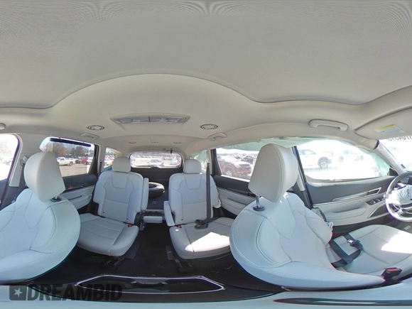 2025 Kia Telluride S with VIN 5XYP64GC8SG565906, listed as a Copart auction lot 46704315 with 7,146 mi miles and Salvage Title. Bid and sale history available at DreamBid. Image 14.