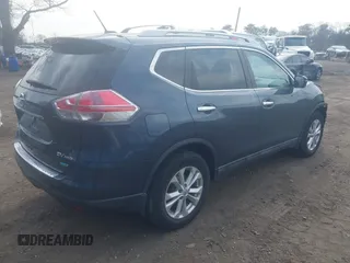 2014 Nissan Rogue S with VIN 5N1AT2MV0EC847549, listed as a IAAI auction lot 41877925 with 172,750 mi miles. Bid and sale history available at carsss.com. Image 4.