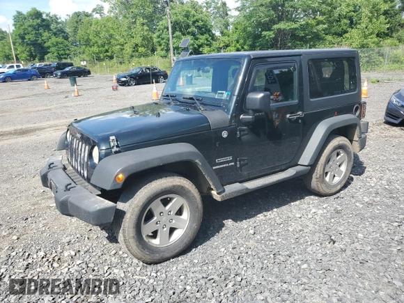 2012 Jeep Wrangler Sport with VIN 1C4AJWAG6CL256792, listed as a Copart auction lot 62634515 with 137,507 mi miles and Salvage title. Bid and sale history available at DreamBid. Image 1.
