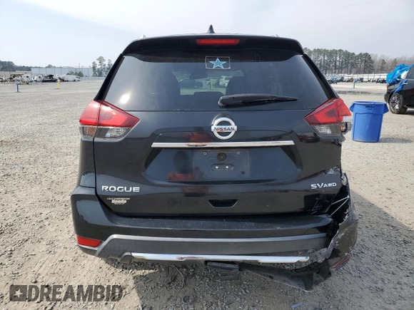 2017 Nissan Rogue SV with VIN KNMAT2MV6HP615202, listed as a Copart auction lot 49304805 with 181,893 mi miles and Salvage Title. Bid and sale history available at carsss.com. Image 6.