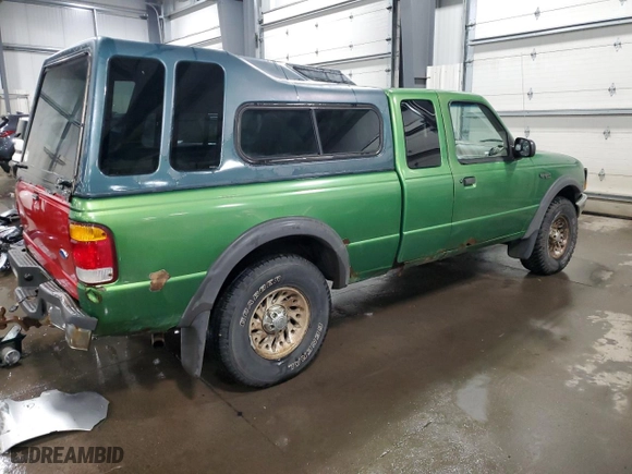 1999 Ford Ranger XLT with VIN 1FTZR15X1XPA30215, listed as a Copart auction lot 45638465 with 269,770 mi miles and Salvage Title. Bid and sale history available at carsss.com. Image 3.