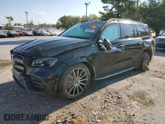 2022 Mercedes-Benz GLS 450 with VIN 4JGFF5KEXNA815222, listed as a Copart auction lot 70403534 with Not provided miles and Salvage title. Bid and sale history available at DreamBid. Image 1.