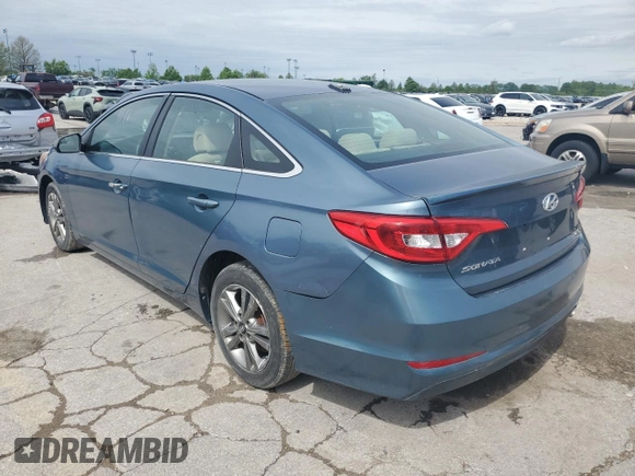 2016 Hyundai Sonata SE with VIN 5NPE24AF8GH407121, listed as a Copart auction lot 55057895 with 114,906 mi miles and Salvage Title. Bid and sale history available at carsss.com. Image 2.