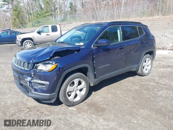 2020 Jeep Compass Latitude with VIN 3C4NJDBB0LT117321, listed as a IAAI auction lot 42027512 with 42,840 mi miles and . Bid and sale history available at DreamBid. Image 17.
