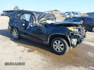 2013 Kia Sorento LX with VIN 5XYKT3A14DG361286, listed as a IAAI auction lot 42123915 with Not provided miles and . Bid and sale history available at DreamBid. Image 1.