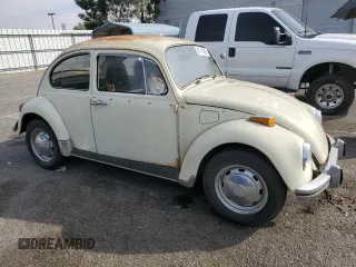 1970 Volkswagen Beetle with VIN 1102980616, listed as a Copart auction lot 43115565 with 49,206 mi miles and Clean Title. Bid and sale history available at DreamBid. Image 4.