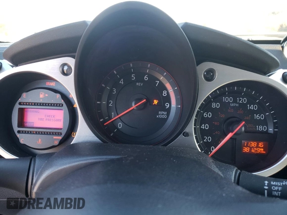 2017 Nissan 370Z with VIN JN1AZ4EH3HM954376, listed as a Copart auction lot 43572005 with 113,816 mi miles and Salvage Title. Bid and sale history available at DreamBid. Image 9.