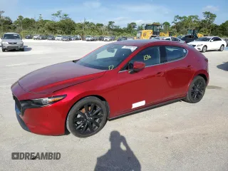 2019 Mazda Mazda3 Hatchback w/Premium Pkg with VIN JM1BPBNM9K1126723, listed as a Copart auction lot 75910314 with 15,366 mi miles and Non Repairable. Bid and sale history available at carsss.com. Image 1.