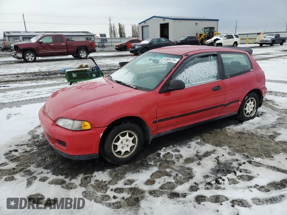 1994 Honda Civic z VIN 2HGEH2370RH505923, wystawiony jako Copart lot #81504724 z przebiegiem 153 871 mil mil oraz Szkoda całkowita • Salvage title. Historia ofert i sprzedaży dostępna na DreamBid. Obrazek 1.