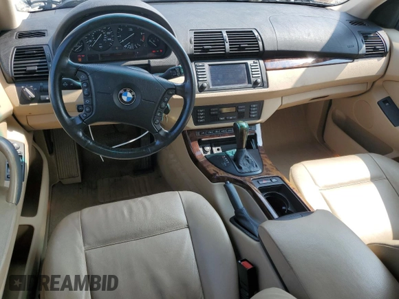 2005 BMW X5 3.0i with VIN 5UXFA13545LY18548, listed as a Copart auction lot 72833354 with 128,025 mi miles and Salvage Title. Bid and sale history available at carsss.com. Image 8.
