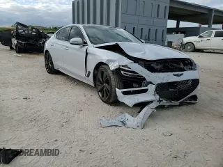 2022 Genesis G70 3.3T с VIN KMTG54TE4NU103180, выставлен на аукционе Copart как лот 80885684 с пробегом 34 852 миль миль и Списание • Salvage title. История ставок и продаж доступна на DreamBid. Изображение 10.