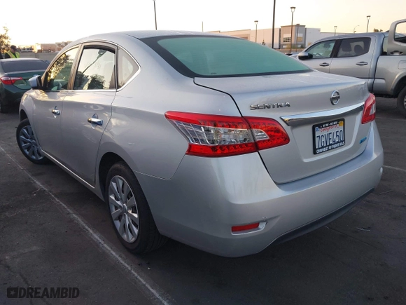 2014 Nissan Sentra SR with VIN 3N1AB7AP6EL684309, listed as a IAAI auction lot 41933659 with 74,830 mi miles. Bid and sale history available at carsss.com. Image 3.