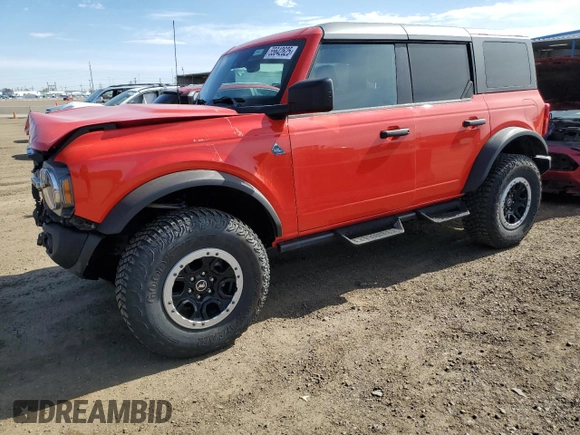 2023 Ford Bronco with VIN 1FMEE5DH5PLB93397, listed as a Copart auction lot 55642625 with 30,731 mi miles and Salvage title. Bid and sale history available at DreamBid. Image 1.