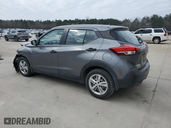 2020 Nissan Kicks S with VIN 3N1CP5BV3LL544243, listed as a Copart auction lot 44253975 with 104,083 mi miles and Salvage Title. Bid and sale history available at carsss.com. Image 2.