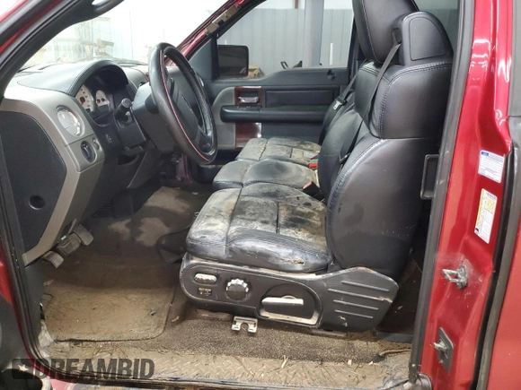 2007 Ford F-150 XLT with VIN 1FTPX14V07FA65024, listed as a Copart auction lot 45940985 with 0 mi miles and Salvage Title. Bid and sale history available at carsss.com. Image 7.