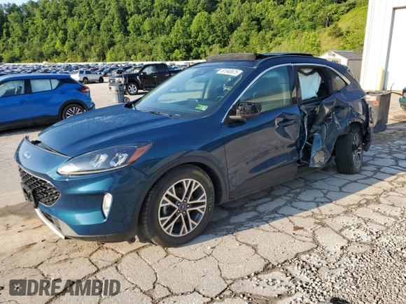 2020 Ford Escape SEL z VIN 1FMCU9H66LUB77837, wystawiony jako Copart lot #61540675 z przebiegiem 50 645 mil mil oraz Szkoda całkowita • Salvage title. Historia ofert i sprzedaży dostępna na DreamBid. Obrazek 1.