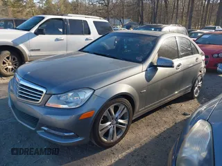 2012 Mercedes-Benz C-Class C 250 Sport with VIN WDDGF4HB4CR239244, listed as a IAAI auction lot 41858881 with 141,310 mi miles. Bid and sale history available at carsss.com. Image 2.