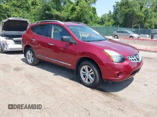2015 Nissan Rogue S z VIN JN8AS5MV6FW255716, wystawiony jako IAAI lot #42436565 z przebiegiem 185 556 mil mil oraz . Historia ofert i sprzedaży dostępna na DreamBid. Obrazek 1.