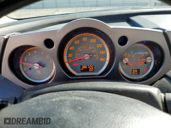 2007 Nissan Murano SL with VIN JN8AZ08W27W601442, listed as a Copart auction lot 47208515 with 186,720 mi miles and Salvage Title. Bid and sale history available at DreamBid. Image 9.