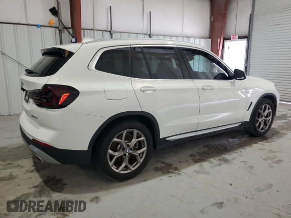 2022 BMW X3 sDrive30i with VIN 5UX43DP04N9M61791, listed as a Copart auction lot 46064925 with 20,331 mi miles and Clean Title. Bid and sale history available at DreamBid. Image 3.