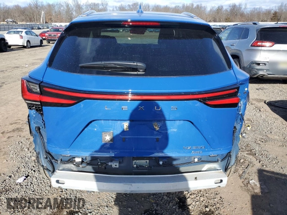 2023 Lexus NX with VIN 2T2GGCEZ8PC016798, listed as a Copart auction lot 41702775 with 5,089 mi miles and Salvage Title. Bid and sale history available at carsss.com. Image 6.
