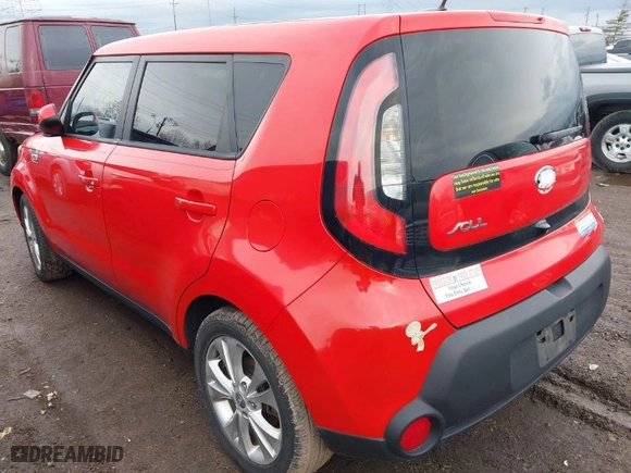 2015 Kia Soul + with VIN KNDJP3A57F7752421, listed as a IAAI auction lot 41957838 with 179,719 mi miles. Bid and sale history available at carsss.com. Image 3.