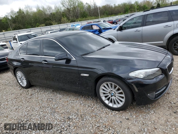 2011 BMW 5 Series 535i with VIN WBAFR7C50BC606025, listed as a Copart auction lot 50393085 with 251,249 mi miles and Salvage Title. Bid and sale history available at carsss.com. Image 4.