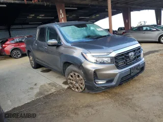 2021 Honda Ridgeline RTL-E with VIN 5FPYK3F78MB020661, listed as a Copart auction lot 85374724 with 18,708 mi miles and Salvage Title. Bid and sale history available at carsss.com. Image 4.