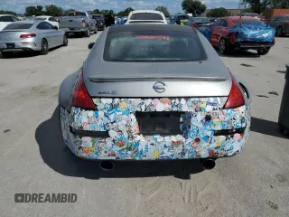 2005 Nissan 350Z with VIN JN1AZ34D95M607395, listed as a Copart auction lot 76422734 with 111,396 mi miles and Non Repairable. Bid and sale history available at DreamBid. Image 6.