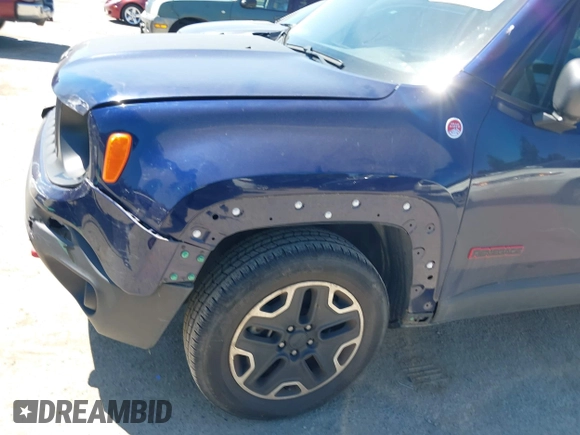 2017 Jeep Renegade Trailhawk с VIN ZACCJBCB6HPF64129, выставлен на аукционе IAAI как лот 42435742 с пробегом 74 975 миль миль и . История ставок и продаж доступна на DreamBid. Изображение 18.