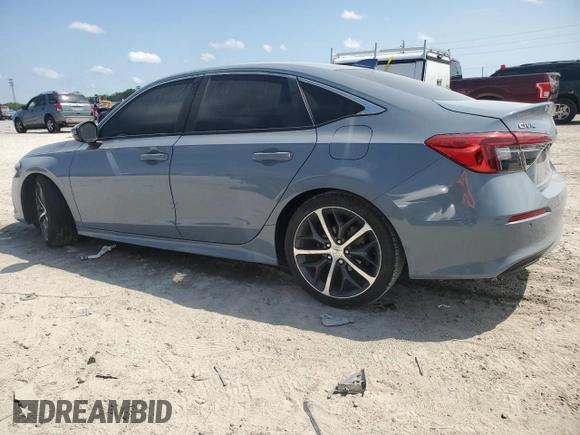 2022 Honda Civic Sedan Touring with VIN 2HGFE1F94NH302242, listed as a Copart auction lot 51201855 with 55,904 mi miles and Non Repairable. Bid and sale history available at carsss.com. Image 2.