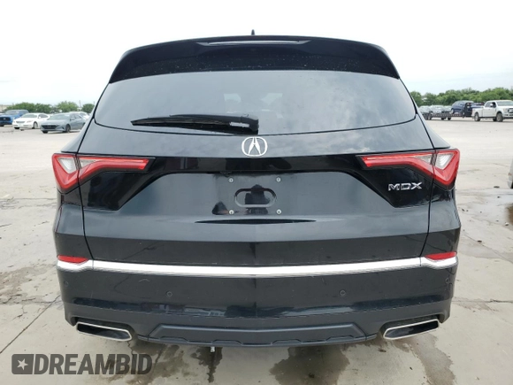 2023 Acura MDX w/Technology Package with VIN 5J8YD9H44PL005733, listed as a Copart auction lot 57445484 with 49,408 mi miles and Clean Title. Bid and sale history available at carsss.com. Image 6.