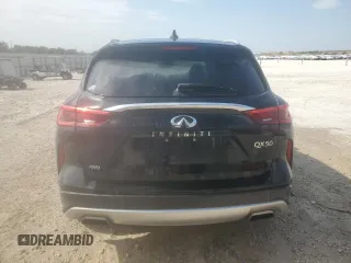2021 Infiniti QX50 SENSORY with VIN 3PCAJ5CB2MF117484, listed as a Copart auction lot 73342904 with 61,751 mi miles and Salvage Title. Bid and sale history available at carsss.com. Image 6.
