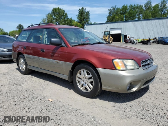 2003 Subaru Legacy Outback with VIN 4S3BH675237612654, listed as a Copart auction lot 61013685 with 152,741 mi miles and Clean title. Bid and sale history available at DreamBid. Image 4.