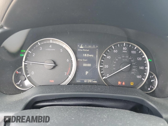 2018 Lexus RX 350L Premium with VIN JTJGZKCA4J2003555, listed as a Copart auction lot 55888515 with 61,391 mi miles and Salvage title. Bid and sale history available at DreamBid. Image 9.