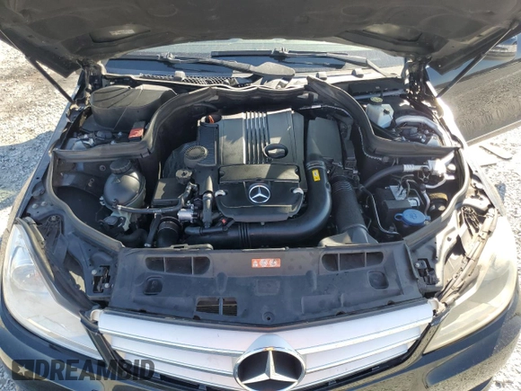 2013 Mercedes-Benz C 250 Sport with VIN WDDGF4HB5DR245894, listed as a Copart auction lot 49035925 with 184,374 mi miles and Salvage Title. Bid and sale history available at DreamBid. Image 12.